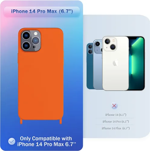 Vista 257 de Funda compatible con iPhone 8 Plus, iPhone 7 Plus/6 Plus/6S Plus con cordón, funda cruzada para iPhone con correa ajustable de silicona para iPhone