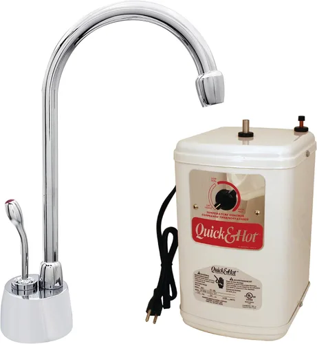 Vista 11 de Westbrass DT1F271-12 Develosah - Grifo dispensador de agua caliente de 9 pulgadas con sistema de tanque digital HotMaster DigiHot y filtro de agua