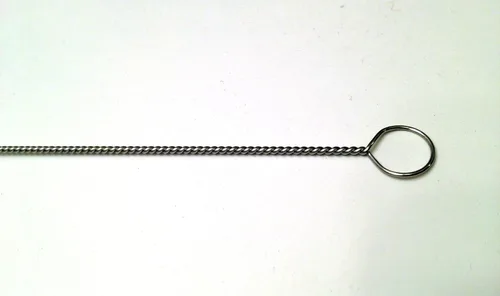 Vista 3 de CocoStraw - Cepillo limpiador de tuberías para vidrio, humo, limpiador resistente con mango de acero inoxidable