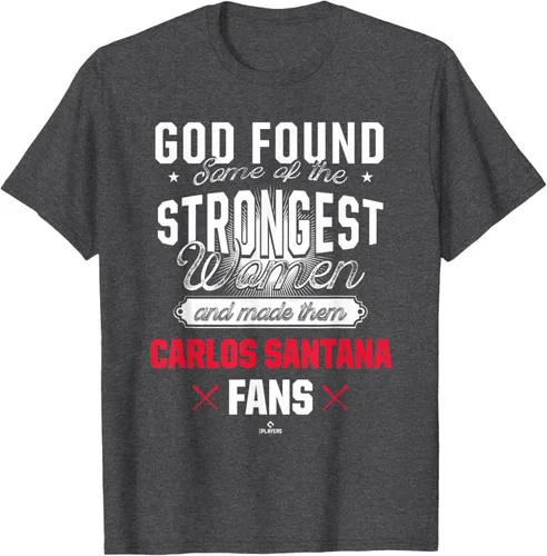 Vista 8 de Dios encontró la mujer más fuerte Carlos Santana camiseta