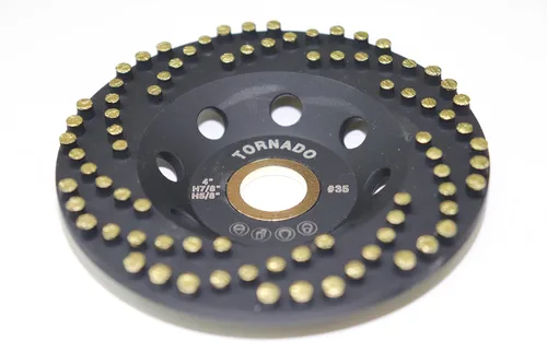 Vista 2 de Tornado Rueda de disco de extracción de copa de diamante de 4 pulgadas con nueva tecnología CDB (Tornado, 4 pulgadas)