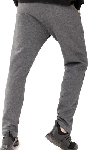 Vista 6 de GXAMOY Pantalones de vellón para hombre, pantalones deportivos con forro sherpa para invierno, gruesos, cálidos, para descansar, atléticos