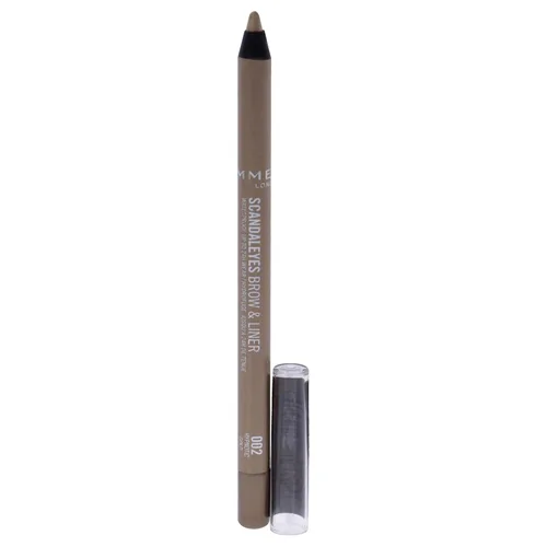 Vista 2 de Rimmel Scandaleyes - Kajal impermeable para cejas y delineador, oro hipnótico