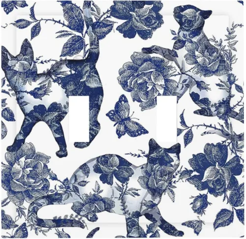 Vista 106 de Cubiertas Decorativas para Placas de Interruptor Diente de León Azul Rústico Citas Inspiradoras Casa de Campo Tablón de Madera Gris 1 Gang Cubierta