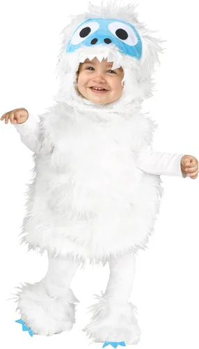 Vista 2 de Fun World Disfraz de Snow Beastie para niño, multicolor, grande