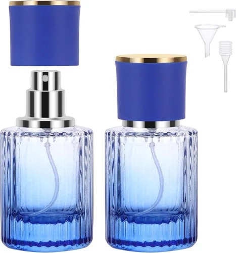 Vista 9 de Segbeauty Botellas de perfume de vidrio de 1 oz vacías, 2 piezas, botellas de perfume de viaje rellenables, botella de viaje de colonia de 1.0 fl
