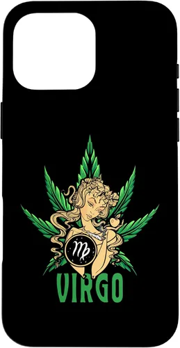 Vista 19 de Zodiac Stoner Vibes: Virgo Cannabis Weed Horoscope Design Case para iPhone 17