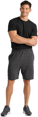 Vista 2 de Soffe pantalones cortos clásicos, con bolsillo, de algodón, para hombre, XL, Marino