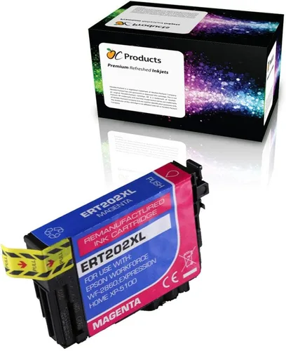 Vista 4 de Cartucho de tinta remanufacturado para Epson 202 202XL para XP-5100 WF-2860 (negro)
