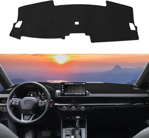 Vista 54 de Tapete de cubierta de salpicadero personalizado para Mazda3 Hatchback, Sedan 2019-2024 2025 2026 (sin HUD), protector antideslizante
