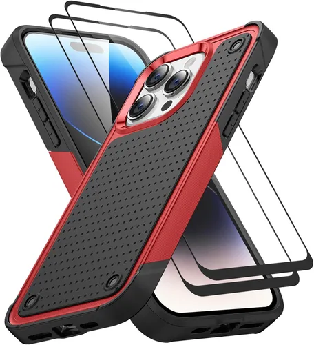 Vista 152 de Jeylly Funda para iPhone SE/Funda para iPhone 5S, Exterior de Plástico Duro que Absorbe Golpes + Interior de Silicona de Goma Defensor contra