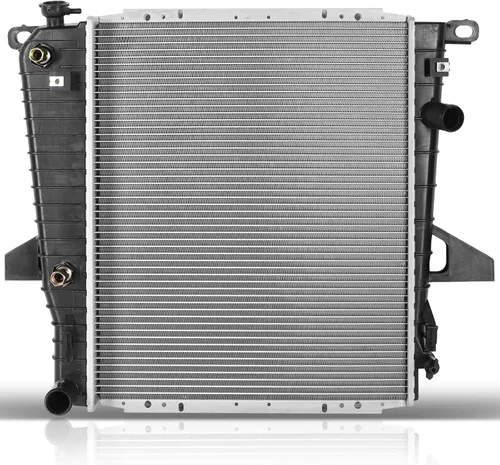 Vista 110 de SCITOO Conjunto de radiador de aluminio refrigerante del motor para 1986-1994 para Nissan D21 2.4L 3.0L 1987 para Nissan para Pathfinder 2.4L