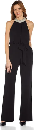 Vista 3 de Adrianna Papell Mono crepé de gasa perla para mujer