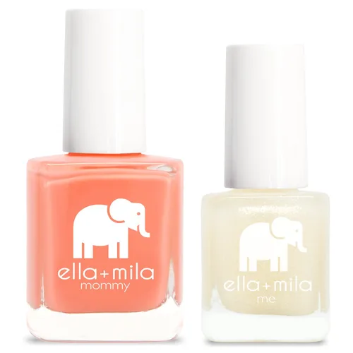Vista 12 de ella+mila Mommy & Me Set de Esmalte de Uñas - Esmalte de uñas Resistente a las Astillas, de Larga Duración y de Secado Rápido, Set de Esmalte