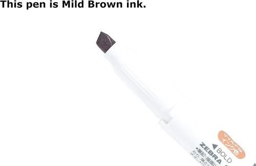 Vista 2 de Zebra Mildliner - Resaltador de doble cara de tinta dorada suave, paquete de 5, juego de notas adhesivas
