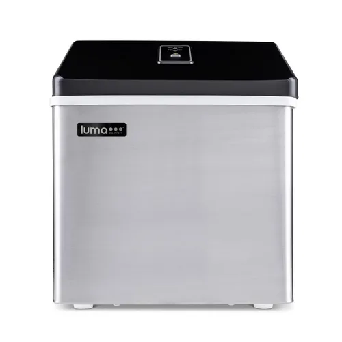 Vista 12 de Luma Clear Cube Ice Maker Máquina Portátil de Hielo para Encimera Primeros Cubos en 15 Minutos, 40 Libras de Hielo en 24 Horas Diseño de Acero