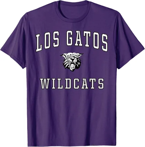 Vista 65 de Camiseta de Los Gatos de la escuela secundaria de Wildcats C1