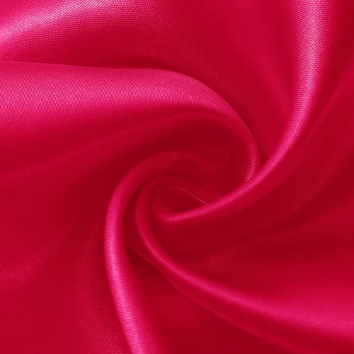 Vista 6 de Horbaunal Paquete de 12 caminos de mesa de satén rosa intenso de 12 x 108 pulgadas, caminos de mesa suaves para banquetes de boda, fiesta de Rosa Hot