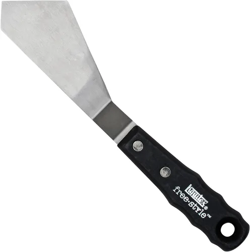 Vista 40 de Liquitex Cuchillo de pintura pequeño profesional Freestyle, n.º 1, plata/negro