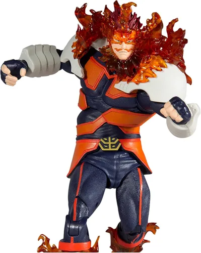 Vista 2 de McFarlane Toys - Figura de acción My Hero Academia Endeavor de 7 pulgadas con accesorio base