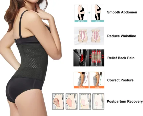 Vista 3 de KSKshape Waist Tummy Trainer Body Shaper Corset Girdle Cincher