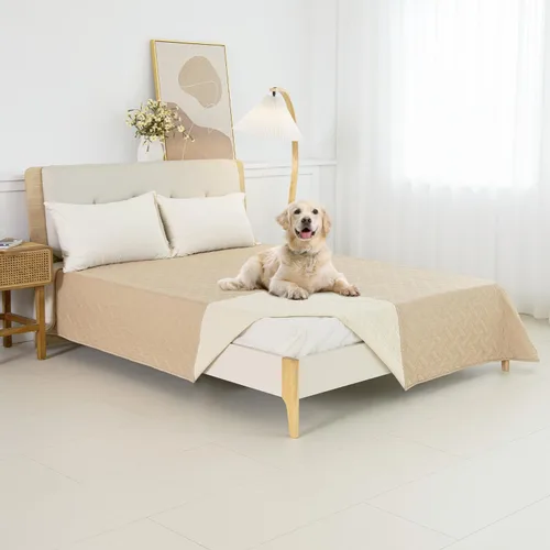 Vista 8 de BOCTOPUG Funda para Cama de Perro para Mascotas - Mantas, Alfombras, Almohadillas para Protección de Sofá, Fundas Impermeables para Cama, Manta