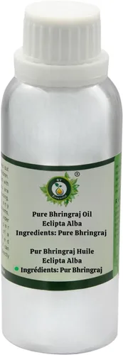 Vista 2 de R V Essential Aceite de Bhringraj puro 10.1 fl oz (10oz)- Eclipta Alba (serie de hierbas raras 100% puras y naturales)