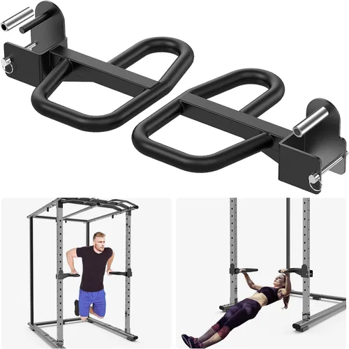 Vista 8 de SELEWARE Power Cage Accessories, Dip Handles, Pull‑Up Stations, and Multi‑Grip Training Attachments