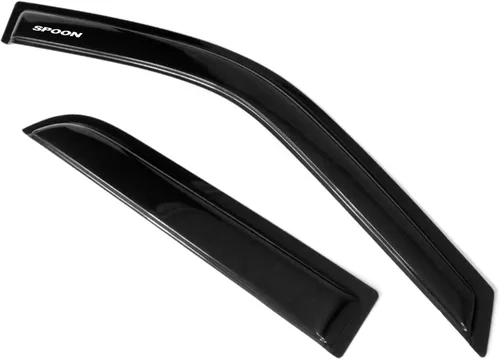 Vista 3 de EVPROXP - Visera de ventana compatible con CRV 2002-2006, deflector de ventilación de ventana lateral, teñido ahumado oscuro, estilo cinta JDM, 02
