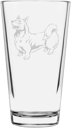 Vista 189 de Podenco Canario - Vaso de pinta de 16 onzas con temática de perro personalizado