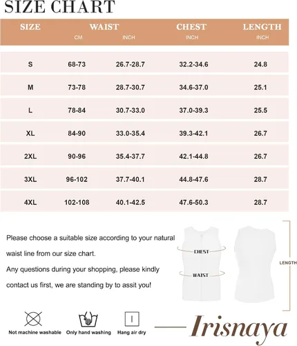 Vista 6 de Irisnaya Camiseta de compresión para hombre, adelgazante, chaleco moldeador de cintura, entrenamiento de cintura, camisetas sin mangas de apoyo