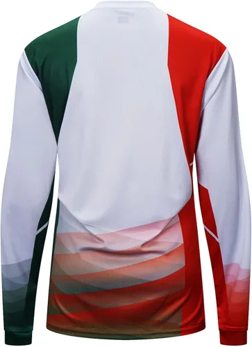 Vista 3 de Keebik Camiseta de ciclismo de montaña para mujer, manga larga MTB México, camiseta de motocycle todoterreno, transpirable, absorbe la humedad