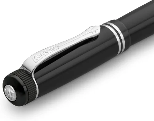 Vista 4 de Kaweco Dia2 - Pluma estilográfica, color negro y plateado, punta media