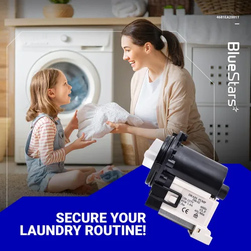 Vista 9 de 4681EA2001T WM3170CW Bomba de drenaje de lavadora para Kenmore LG WM3170CW WM2101HW WM2301HR WM0642HW WM3670HVA WM2650HWA WM3270CW WM8100HVA