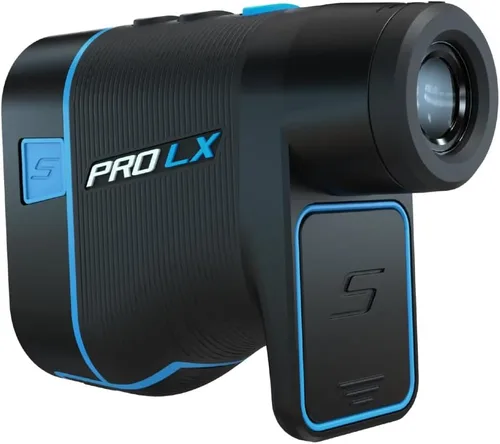 Vista 2 de Telémetro láser Shot Scope PRO LX 2023 con tecnología de pendiente adaptativa mejorada e imán de carrito integrado Azul