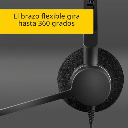 Vista 7 de Jabra Biz 2300 USB Duo Auriculares profesionales con cable para centro de llamadas