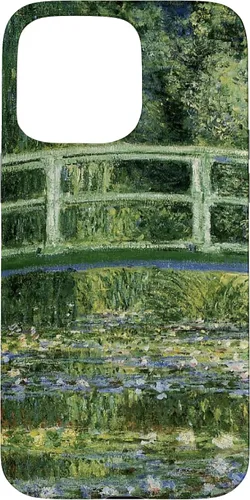 Vista 31 de Monets - Carcasa para iPhone 17 con diseño de lirios de agua y puente japonés