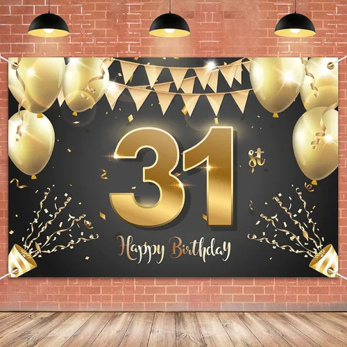 Vista 10 de HAMIGAR Fondo de pancarta de feliz cumpleaños número 10 de 6 x 4 pies, decoraciones de cumpleaños de 10 años, suministros de fiesta para niñas