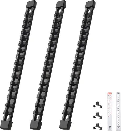 Vista 16 de Reniteco Juego de organizador de enchufes, paquete de 3, unidad de 1/2" x