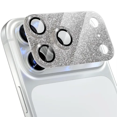 Vista 11 de Choiche - Protector de lente de cámara para iPhone 16 Pro/iPhone 16 Pro Max Full Camera Cover with 9H Tempered Glass Lens Screen Protector Metal