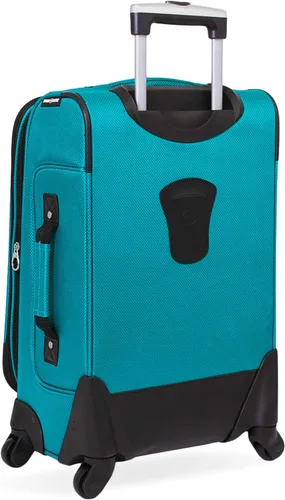 Vista 8 de SwissGear - Equipaje suave expandible Sion con ruedas, verde azulado