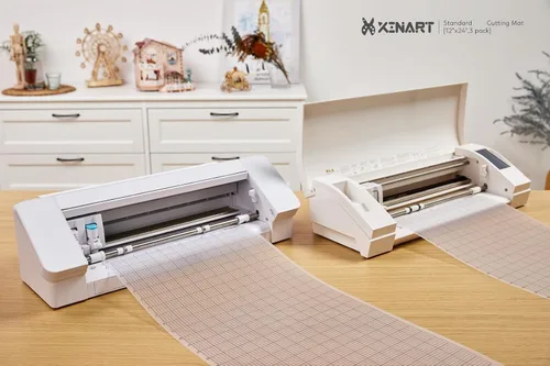 Vista 2 de XINART Alfombrilla de corte para Silhouette Cameo 4/3/2/1 (3 alfombrillas, estándar, ligera, fuerte, 12 x 24 pulgadas), accesorios adhesivos