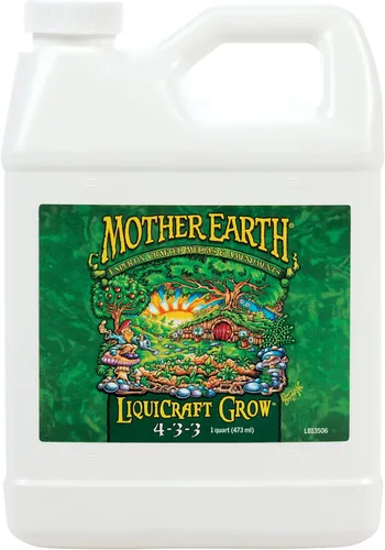 Vista 11 de Mother Earth LiquiCraft Grow 4-3-3 and Mother Earth LiquiCraft Bloom 2-4-4 - Paquete de fertilizante líquido, 1 cuarto de galón cada uno