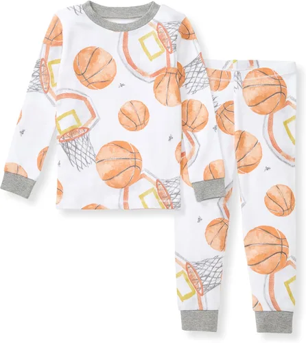 Vista 7 de Burt's Bees Baby Conjunto de Pijama de 2 Piezas para Niños con Camiseta de Manga Larga y Pantalones de Algodón Orgánico Guitarra acústica.