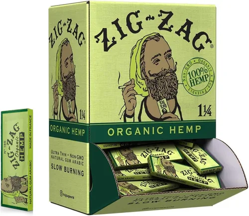 Vista 10 de ZIG-ZAG Papel de liar, papel de liar vegano orgánico sin blanquear, papel sostenible y ecológico para uso diario, tamaño de 1 ¼ pulgadas, paquete