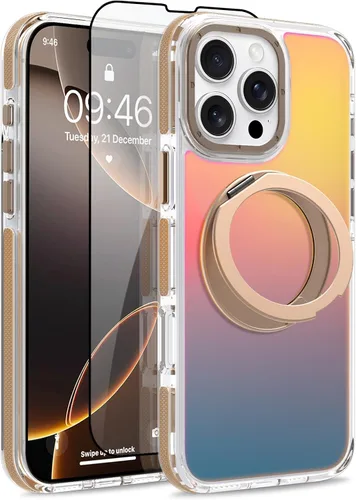 Vista 120 de Funda magnética para Google Pixel 10 Pro XL [compatible con Magsafe] [bonito diseño fluorescente de moda] a prueba de golpes, delgada, translúcida