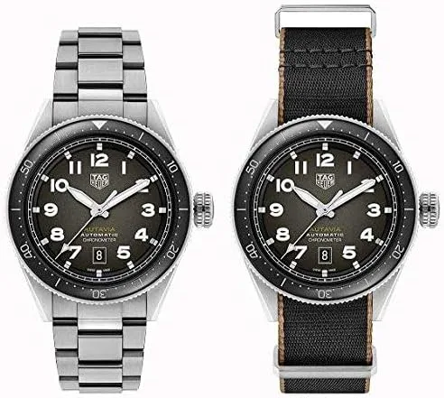 Vista 7 de TAG Heuer Autavia Reloj automático WBE5114EB0173 de diámetro de 1654in Negro - Vintage