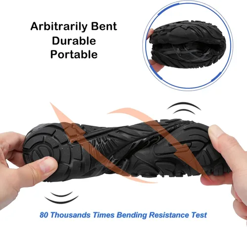 Vista 6 de Scurtain Unisex Mens Womens Athletic Hiking Water Shoes Quick Dry Barefoot Aqua Shoes Swim Shoes Beach Shoes with Drainage