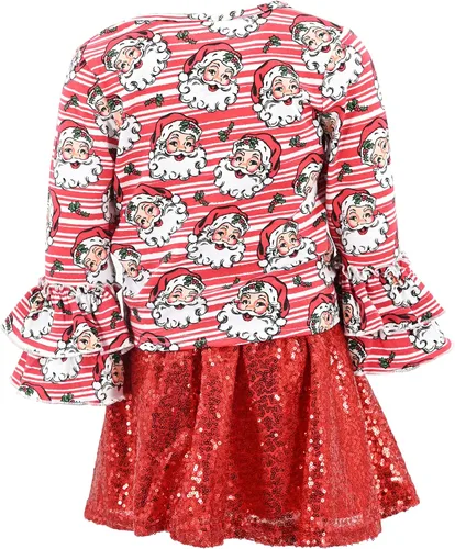 Vista 31 de Unique Baby Girls 2pc Skirt Set Outfit Long Sleeve Top with Skirt