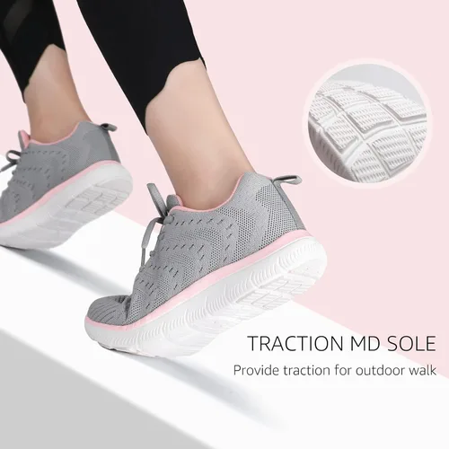 Vista 3 de STQ Tenis para mujer, ligeros y cómodos, para caminar, atléticos, de moda, para entrenamiento, gimnasio, cross training